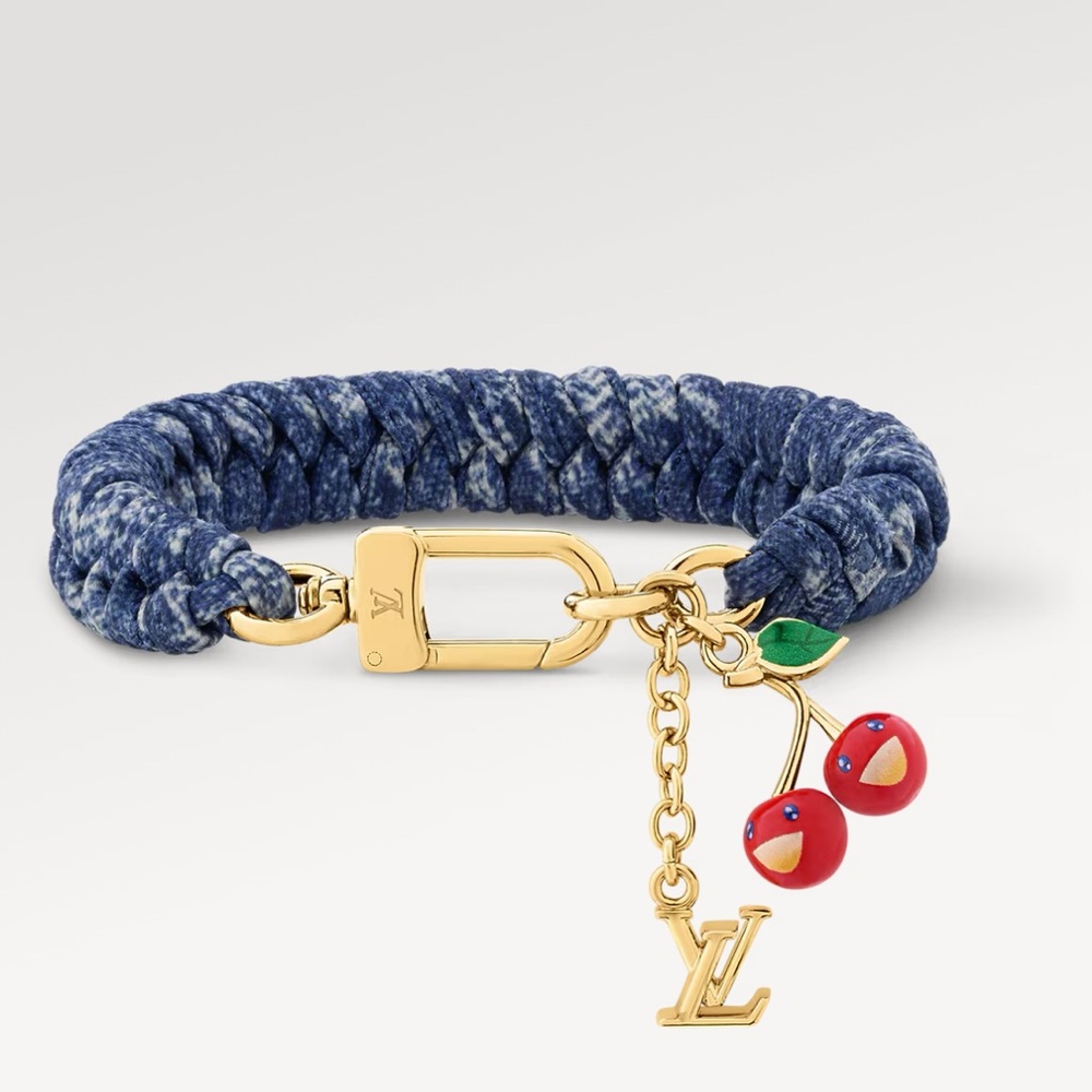 LV x TM 🍒 Tressage Bracelet Murakami Cherry